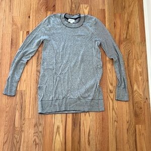 Market and spruce side slit tunic  pullover